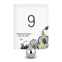 Floral Fusion Table Number