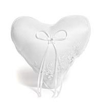 floral fantasy heart shaped ring cushion