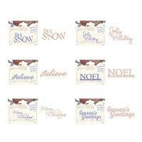 Florartistry Christmas Sentiments Die Collection 405623