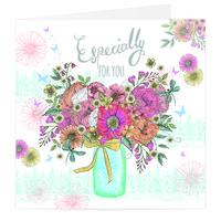 floral especially for you card