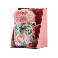 Flamingo Mug and Socks Gift Set