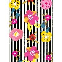 Floral and Stripes | Birthday Card | BO1029