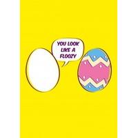 Floozy Egg | Easter Card | CD1075