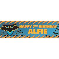 Flying Bat Personalised Party Banner
