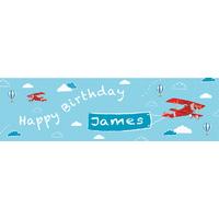 Flying High Personalised Party Banner