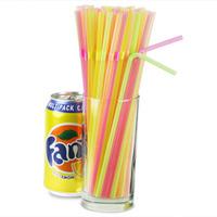 flexi straws 8inch fluorescent pack of 250