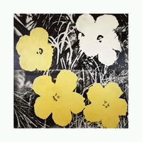 Flowers Yellow and White by Andy Warhol