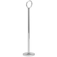 Flat Bottom Number Stand Chrome (Single)
