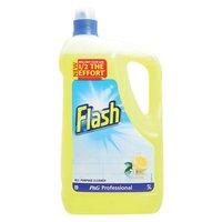 Flash (5 Litres) All Purpose Cleaner for Washable Surfaces (Lemon Fragrance) Ref VPGFLL5