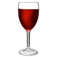 flamefield acrylic wine glasses clear 10oz 290ml case of 48