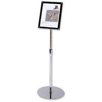 floor standing a4 sign holder with bevel magnetic cover