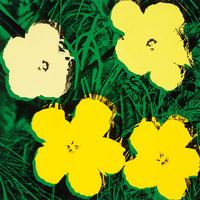 Flowers, c.1964 (4 yellow) by Andy Warhol