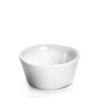 Fluted Melamine Ramekins 3oz White (Case of 48)