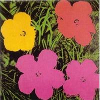 Flowers Red by Andy Warhol
