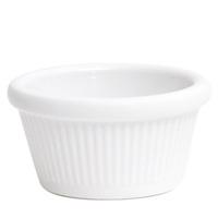 Fluted Melamine Ramekins 2oz White (Single)