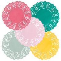 Floral Fiesta Mini Party Doilies