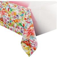 Floral Fiesta Plastic Party Tablecover