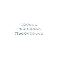 Flat link collar, for calves, 6 rings 9 x 50 mm, 54 cm long