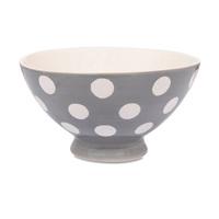 florence grey spot cereal bowl