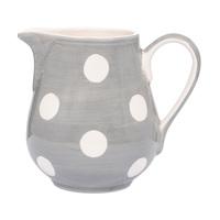 florence grey spot milk jug