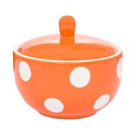 Florence Orange Spot Sugar Bowl