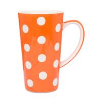 florence orange spot latte mug