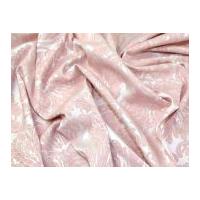 Floral Stretch Brocade Dress Fabric Pink