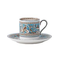 Florentine Turquoise ?Espresso Saucer