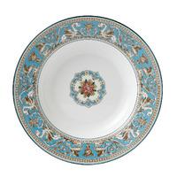 Florentine Turquoise Soup Plate 23cm