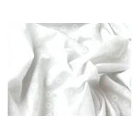 Floral Lacquer Print Cotton Poplin Dress Fabric White
