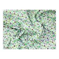 Floral Print Polycotton Dress Fabric
