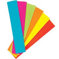 fluorescent crepe paper per pack