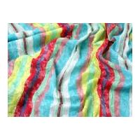 floral stripes crinkle cotton voile dress fabric multicoloured 1