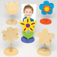 Flower Wooden Photo Holders (Pack of 16)