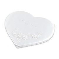 floral fantasy heart shaped guest book