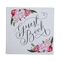 floral guest book