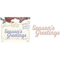 Florartistry Christmas Sentiments Die - Seasons Greetings 405629