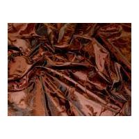 flock print taffeta dress fabric