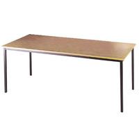 Flexi Table Rectangular - Graphite Leg W 1400mm x D 800mm x H 725mm Beech