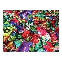 Floral Print Viscose Waffle Dres...