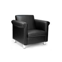 Florence Leather Reception Armchair