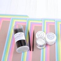 Fleurs Flower Forming Glue, Glue Applicators and Glitter Kit Plus Fleurs Flower Forming Cardstock - Bright White and Perfect Petals 250gsm 390426