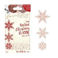florartistry christmas classics snowflake trio die 405643