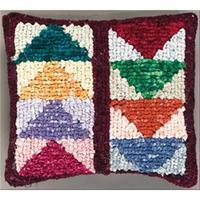 Flying Geese Quilt Mates Locker Hook Pillow Kit 242901