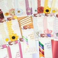 Florartistry Large and Small Folding Floral Dies, Stamens with Petal Papers and Tools 404332