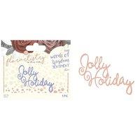 Florartistry Christmas Sentiments Die - Jolly Holiday 405632