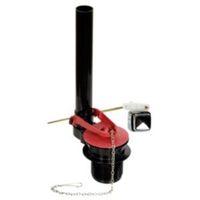 Fluidmaster Red Chrome Effect Plastic Toilet Flapper Valve Complete with Push Button Kit