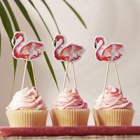 Flamingo Fun Cupcake Topper