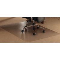 Floortex Polycarbonate Rectangle Carpet Chair Mat 152x121cm 1115223ER