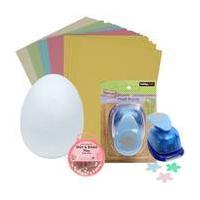 Flower Punch Polystyrene Egg Bundle